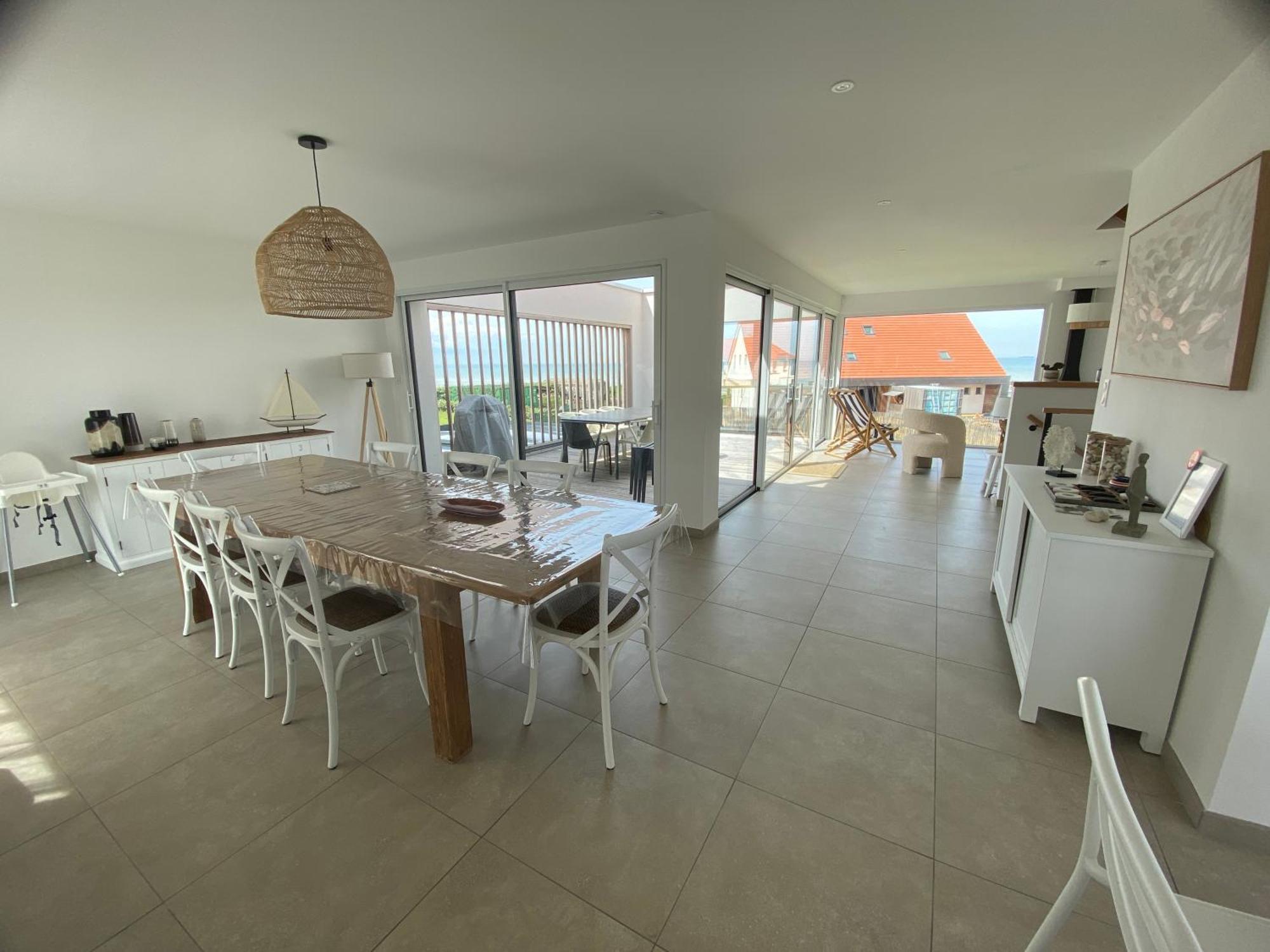 B&B Sangatte-Calais - Terrasse Vue Mer - 2 Min A Pied De La Plage Exterior foto